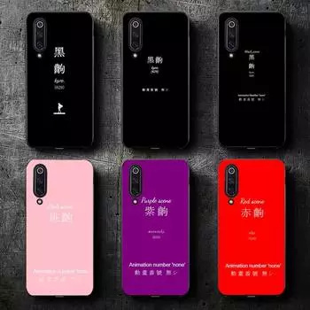 Monogatari Black Scene Phone Case For Xiaomi9 10 11PRO LITE Redmi NOTE7 8 9 10A PRO K40 Poco3 Shell Redmi7