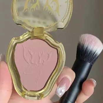 Монохромные румяна Pure Wind Natural Nude Makeup Matte Fine Flash Стойкий Стойкий макияж Водостойкие румяна Deer Blush Plate Женский макияж