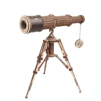 Монокулярный телескоп Craft 3D деревянная головоломка игра сборка игрушки для детей подростков взрослых подарок на день рождения дубильная кора