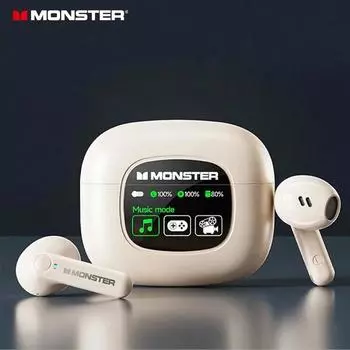 Monster XKT20 Беспроводные наушники Bluetooth с длительным сроком службы батареи Гарнитуры HIFI Звуковые наушники с микрофоном