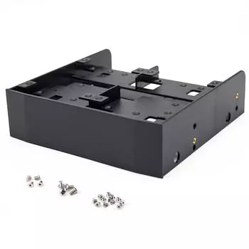 Монтажный кронштейн для компьютера OImaster 2.5 3.5 HDD SSD в отсек для дисковода 5.25