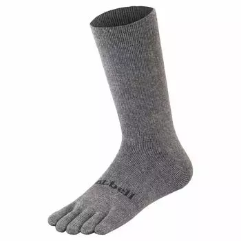 [Монтбелл] 1118612 WIC. Носки Trekking 5 Toe, цвет Heather Grey, размер M