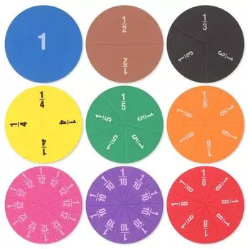 Montessori Educational Math Teaching Toy Fraction Educational Fraction Instrument Demonstrator