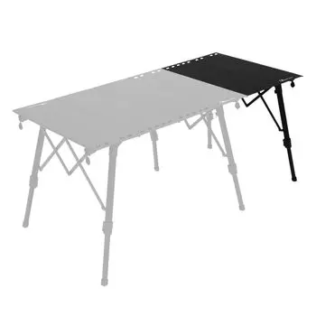 MOON LENCE IGT Table Extension Table Table Accessories Outdoor Table Camping Table with Storage Bag Black