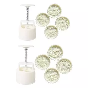 Mooncake Stamp Moon Cake Moulds Flower for Mid-Autumn Festival DIY Baking Dropshipping