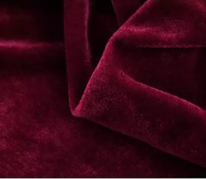 moonfarm 16 colors to choose from Velor fabric for crafts Approximately 150cm wide x 2m Slightly thin (dark wine)