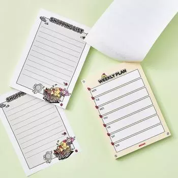 MOONO рисовый пирог блокнот список версия блокнот 1. Shopping list