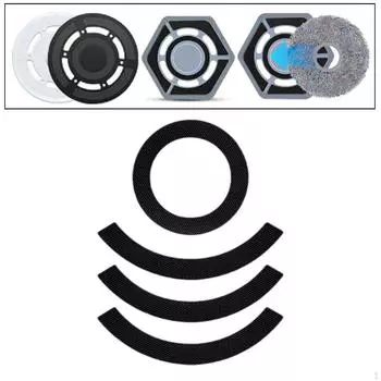Mop Bracket Stickers for X1/x2/T10/T20 Robot Vacuum Cleaner Replacement Parts чёрный