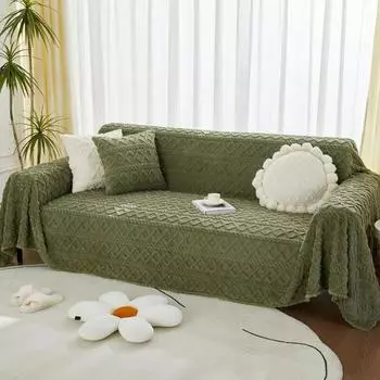 Moping Cat Feeling плюшевый чехол для дивана, одеяло для дивана «все включено», чехол для дивана для гостиной, чехол для дивана с защитой от кошачьих царапин 180 x130cm 1pcs
