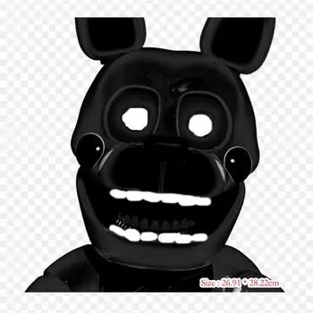 Морда Five Nights At Freddy s Sister Location, термопереносные наклейки для одежды, футболка, сумка, термопереносные наклейки, железные нашивки