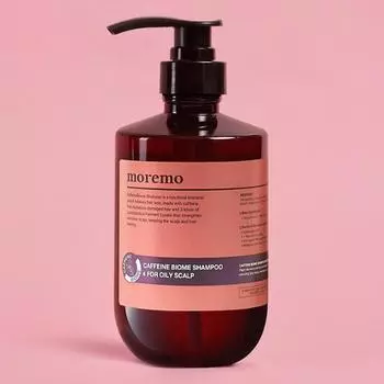 MOREMO Шампунь Caffeine Biome для жирной кожи 500 мл (функциональный при выпадении волос)