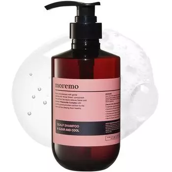 MOREMO Шампунь для кожи головы с ароматом Clear & Cool, 500 мл, 1 шт.
