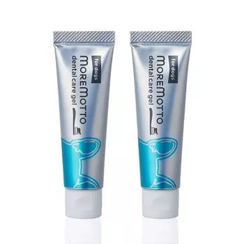 MOREMOTTO Dental Care Зубная паста для лечения пародонтального зубного камня и неприятного запаха изо рта для всех собак, изготовленная из молочной кислоты, 30 г x 2 Зубная паста-гель Гель, Гель, Собаки, Уход,