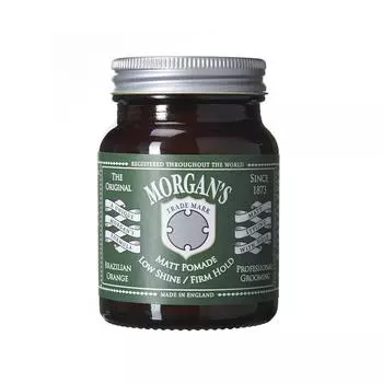 Morgan s Pomade Styling Matte Classic 3 типа, матовая перманентная помада Raw Shine, 100 г, 1 шт.