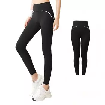 MORGEN SKY Yoga Long Pilates LYCRA Beautiful CK730 Women s Pants, Pants, Leggings, Fitness, Gym, Tennis, Joggers, Training, Stretch, Legs, Contrast,