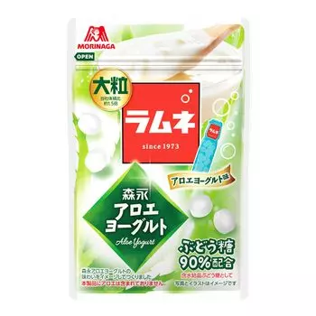 Morinaga Large Ramune Aloe Yogurt Flavor 32g x 10 bags