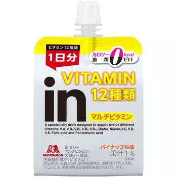 Morinaga Seika в желе Мультивитамины с нулевым содержанием калорий 180 г Широкий в желе Cheer Pack Широкий в желе 1 set
