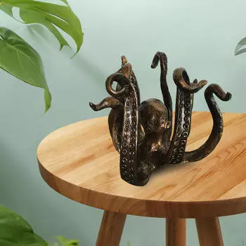 Морская фигурка, декоративная имитация художественных промыслов, Коллекционная статуя морского животного для жизни в книжном шкафу чёрный