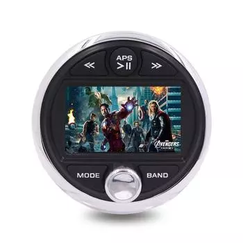 Морское аудио водонепроницаемое MP3/MP4/MP5 радио с 3-дюймовым TFT экраном для ванной комнаты автомобиля UTV квадроцикла яхты лодки мотоцикла H-301 H-301