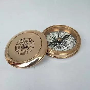 Морской компас Морской компас из латуни Морской компас из латуни ручной работы