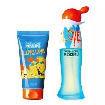 Moschino Cheap and Chic I Love Love Туалетная вода-спрей, 30 мл, набор из 2 предметов