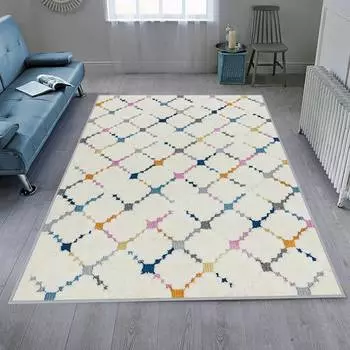 Mosimoso Home H341 Digital Printed Dot Sole Carpet