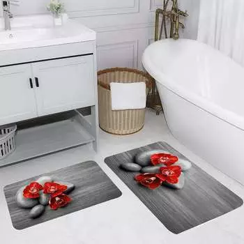 Mosimoso Home RB025 Коврик для ванной с принтом, 2 шт.
