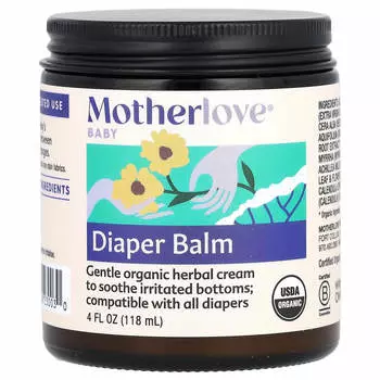 Motherlove, Baby, бальзам под подгузник, 4 жидких унции (118 мл)