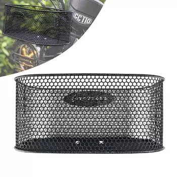 Motikvans For Cross Cub CC110 Front Carrier Vintage Grocery Basket Front Storage Rack Basket Mesh Front Carrier Cross Cub 110 ja60 Custom Parts (Front