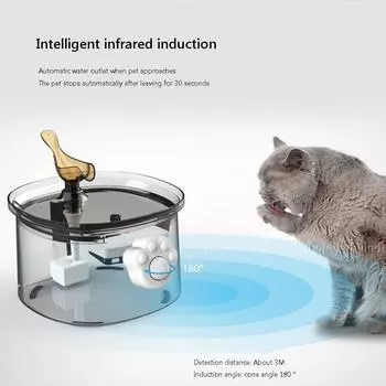 Motion Sensor Switch Water Dispenser Switch USB Detector Sensor for Pet Fountain