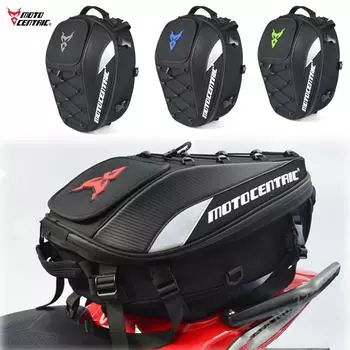 MOTOCENTRIC Водонепроницаемая Большая Вместительная Сумка На Заднее Сиденье Мотоцикла Сумка На Хвост Мотоцикла Многофункциональный Шлем Рюкзак Для Мотокросса