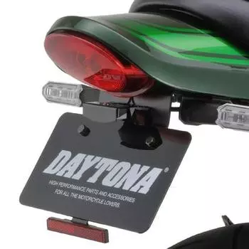 Мотоцикл Daytona Fenderless Z900RS/CAFE (18-24) Светодиодный фонарь номерного знака, отражатель и упор указателя поворота входят в комплект. Новые светодиодные крылья, соответствующие стандартам безопасности.