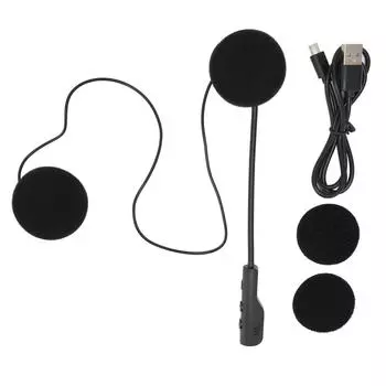 Мотоциклетная Bluetooth 5.0 гарнитура Bluetooth стерео музыка голос микрофон шнур мотоциклетный шлем
