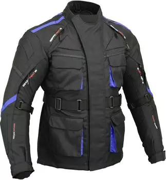 Мотоциклетная куртка GearX Surfer с водонепроницаемой мягкой подкладкой на спине и локтях M чёрный