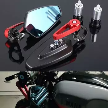 Мотоциклетное зеркало на конце руля, боковые зеркала заднего вида для KAWASAKI Vulcan S 650 Vn 800 Z750 Ninja 400 Zx10R 2016 Zzr золотой