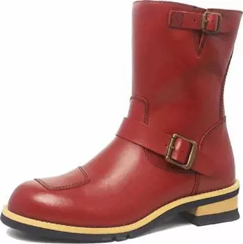 Мотоциклетные ботинки WILDWING Eagle Wine Red 27 см из натуральной кожи, стильные, идеально подходят для прогулок по городу, рекомендуются для новичков вино красного