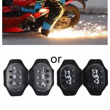 Мотоциклетные наколенники Slider Grinding Knee Bag Protector с кнопкой 10/20 12 for fire point синий