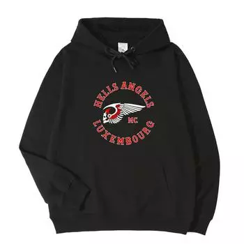 Мотоциклетный клуб Hells Angels Люксембург толстовка с капюшоном унисекс унисекс женская толстовка с капюшоном Лучшие продажи N06 2XL