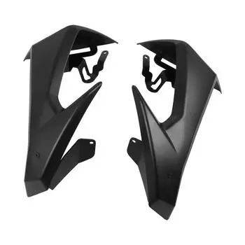 Мотоциклетный передний спойлер Downforce Winglet для Suzuki GSX-8S GSX 8S GSX8S 2025 2025 Frontal Sport Naked Aerodynamic Wing Kit чёрный