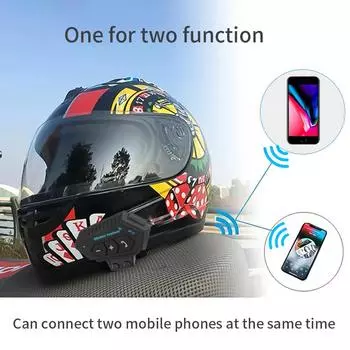 Мотоциклетный шлем гарнитура Bluetooth V5.0 гарнитура стерео наушники беспроводной музыкальный плеер для езды на мотоцикле