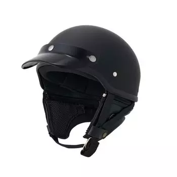 Мотоциклетный шлем Marushin MCH5 Half Helmet Matte Black Free Size Product MZH003 MZ-HALF (57-60см) Число