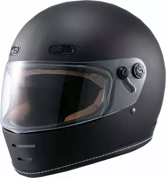 Мотоциклетный шлем MARUSHIN Neo Retro Full Face END MILL матово-черный размер M MNF1 2001324 (57-58см)