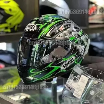Мотоциклетный шлем SHOEI X-14, шлем X-SPIRIT III X-Fourteen, шлем Yanagawa 5, цельный спортивный шлем X-14 для гонок на мотоциклах M чистый