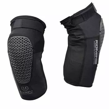 Мотоциклетный воздушный наколенник KOMINE Air Through CE Support Fit Black Free 12997 Protector CE Standard SK-827 чёрный