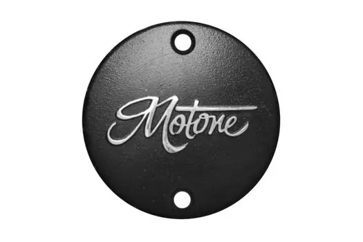 Motone MMU029 Generator Badge T120 T100 Speed Twin 900 Scrambler 900 Logo Aluminum Black/Polished small