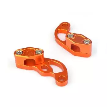 Motorbike Fuel Line Cable Clamps Brake Cable Line Clamps Motorcycle Parts CNC Tuning Parts Single Hole Fuel Line Clamps чёрный