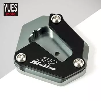 Motorcycle Accessories Side stand extension Plate Kickstand Foot enlarger For BMW S1000 R 2017 чёрный