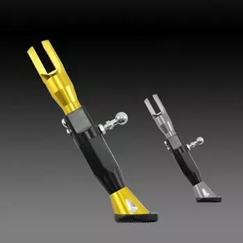 Motorcycle Adjustable Metal Foot Bracket Kick Side Bracket Durable Corrosion Resistant Bracket Scooter Stand Bracket Accessories