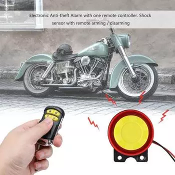 Motorcycle Alarm Anti-theft Security Alarm System Scooter Burglary Vibration Alarm Remote Engine Start