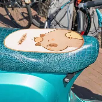 Motorcycle Cushion Cute Capybara Pressure Relief Air Cushion Pressure Relief Air Cushion Cool & Breathable Travel Seat Russian Federation